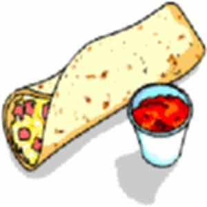 300x300 Burrito Taco Clip Art Image Clipart