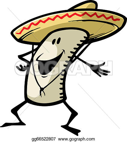 422x470 Burritos Clipart