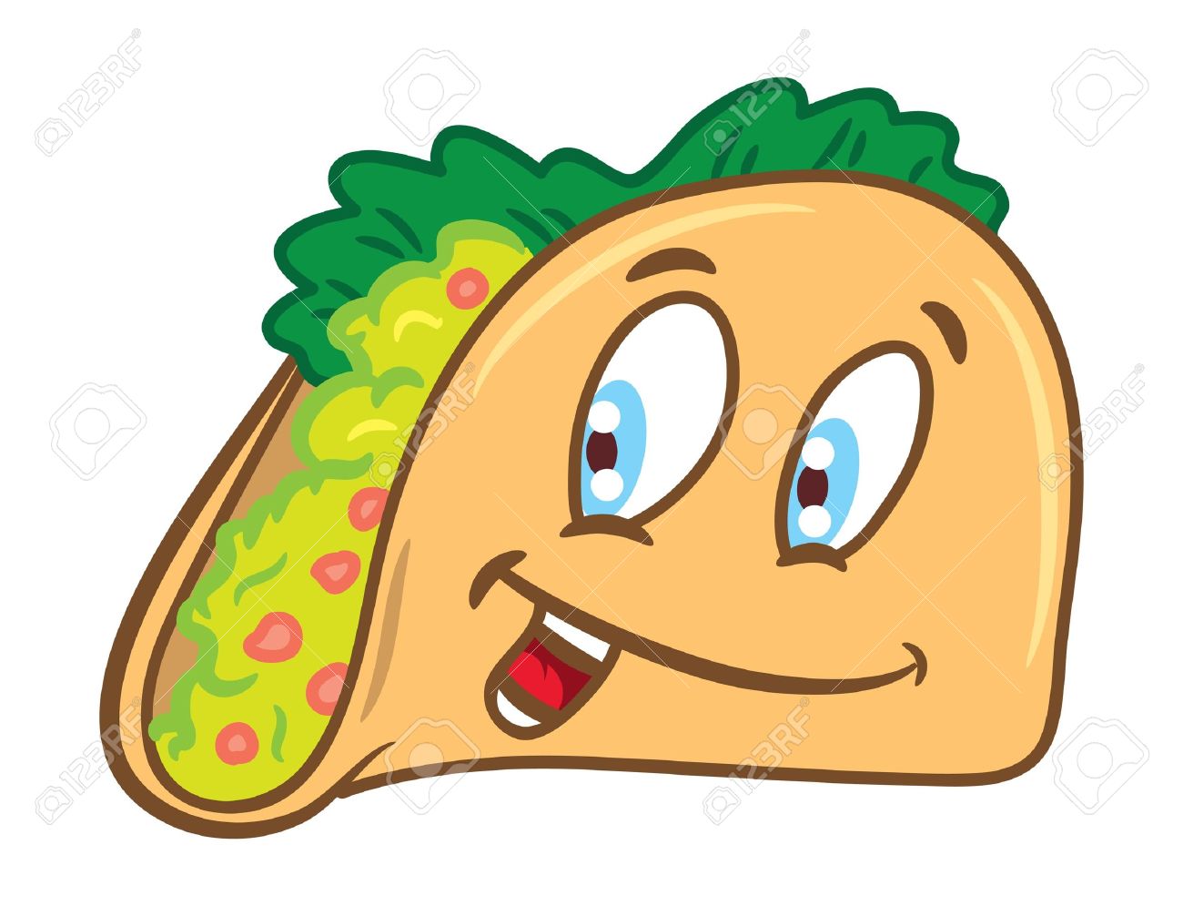 1300x1006 Cartoon Tacos Royalty Free Cliparts, Vectors, And Stock