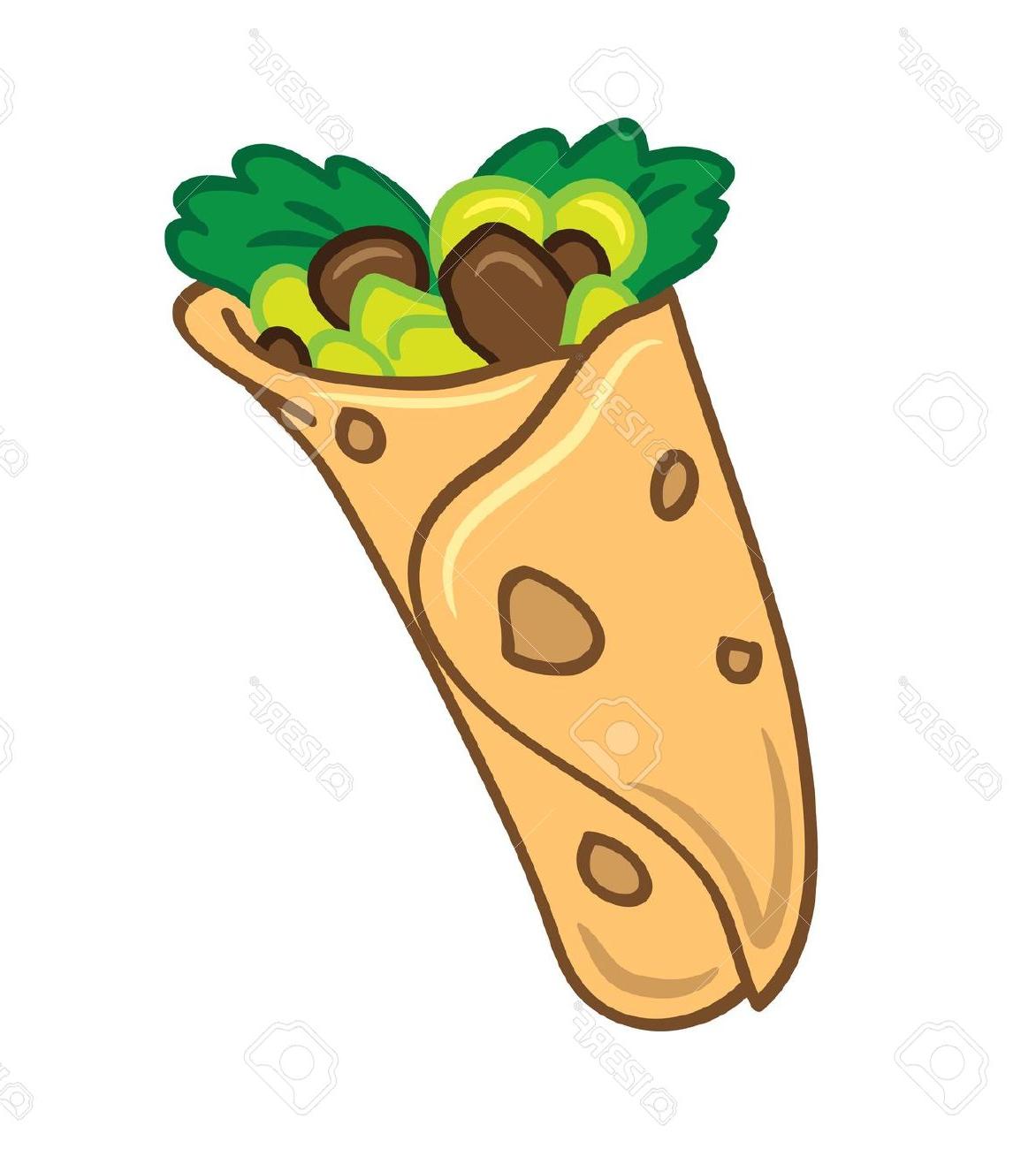 1172x1300 Top 10 Cartoon Burrito Stock Vector Taco Wrap Drawing