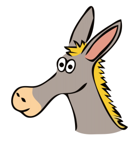 283x300 Donkey Clip Art Download