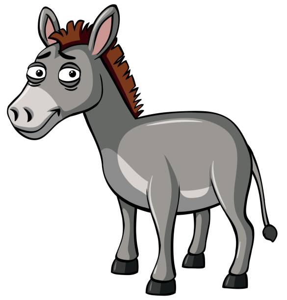 585x612 Donkey Clipart Sad