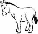 128x113 Burro Clip Art