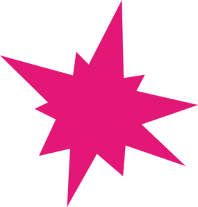 285x298 Magenta Burst Clip Art