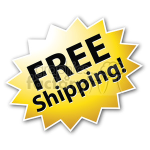 300x300 Royalty Free Free Shipping Star Burst Icon 385505 Vector Clip Art