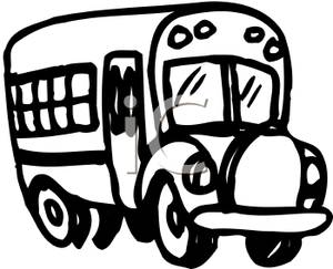 300x243 School Bus Clip Art Black And White Clipart Panda