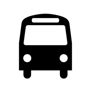 300x300 Bus Station Icon Black White Clip Art