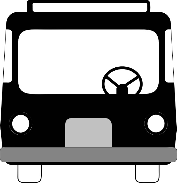 576x595 Bus Front View Clip Art Free Vector In Open Office Drawing Svg