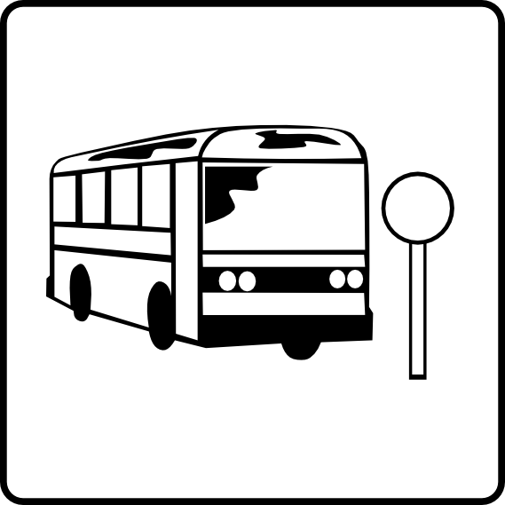 569x569 Bus Black And White Bus Pictures Clip Art