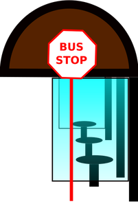 Bus Stop Clipart