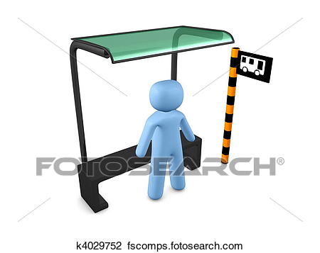450x357 Clip Art Of 3d Image, Waiting