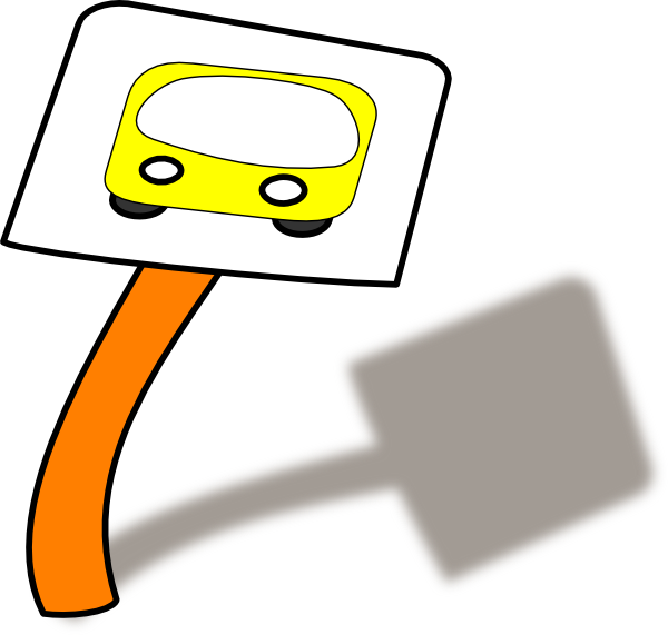 600x571 Bus Stop Clip Art