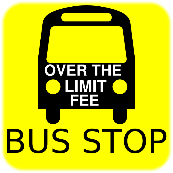 600x600 Bus Stop Sign Clip Art