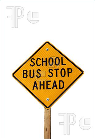 309x449 School Bus Stop Ahead Sign Clipart Panda