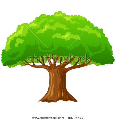 450x470 Bush Clipart Group Tree