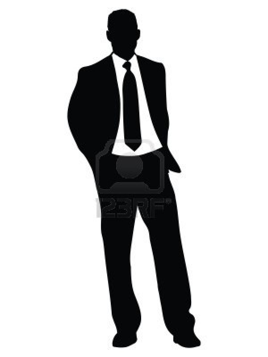 900x1200 Business Man In Suit Clipart