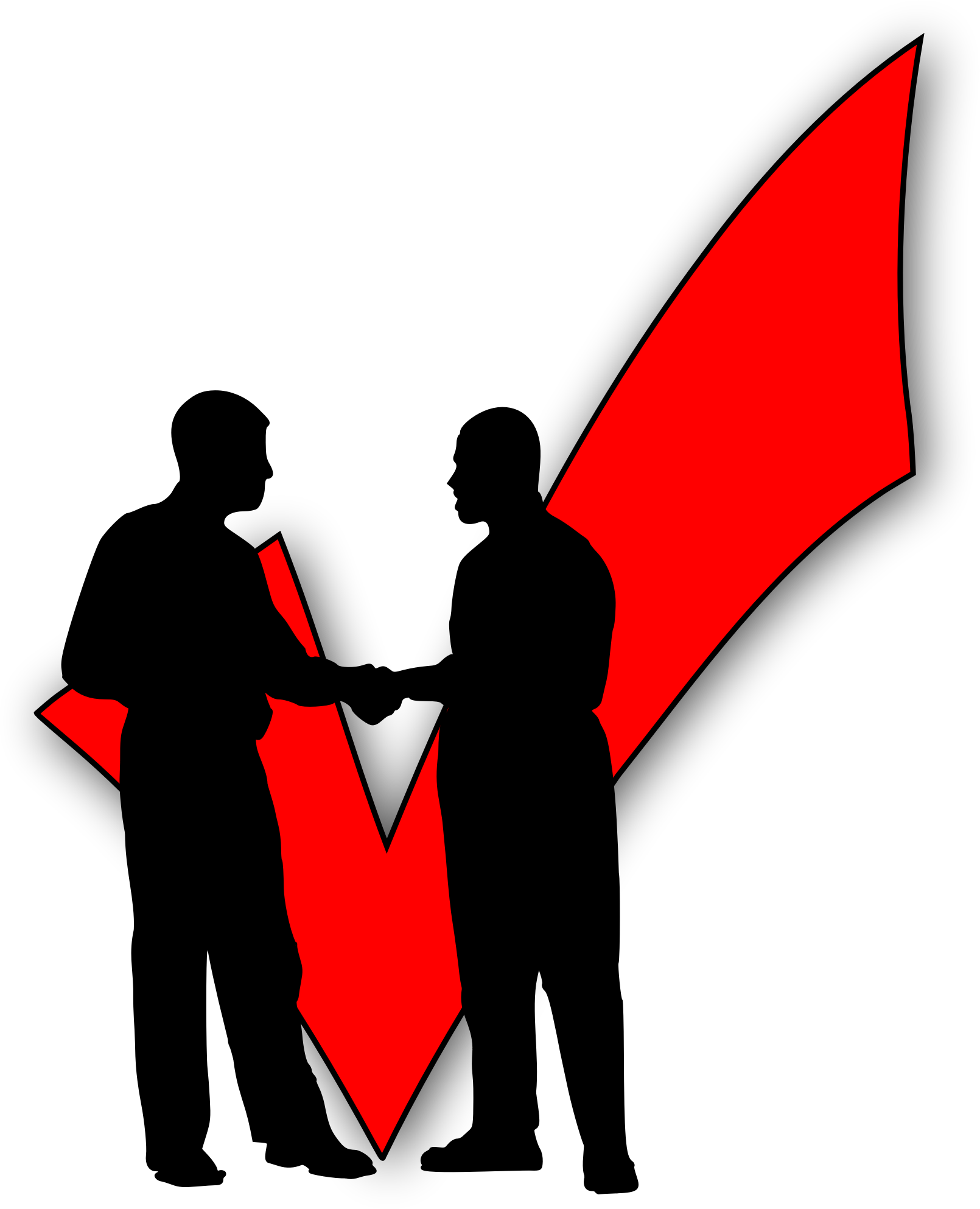 1610x1986 Business Clipart Hand Shaking