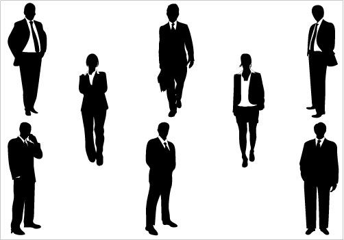 502x351 Business People Clipart