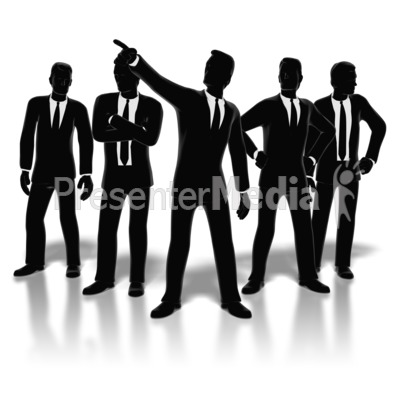 400x400 Businessmen Posed