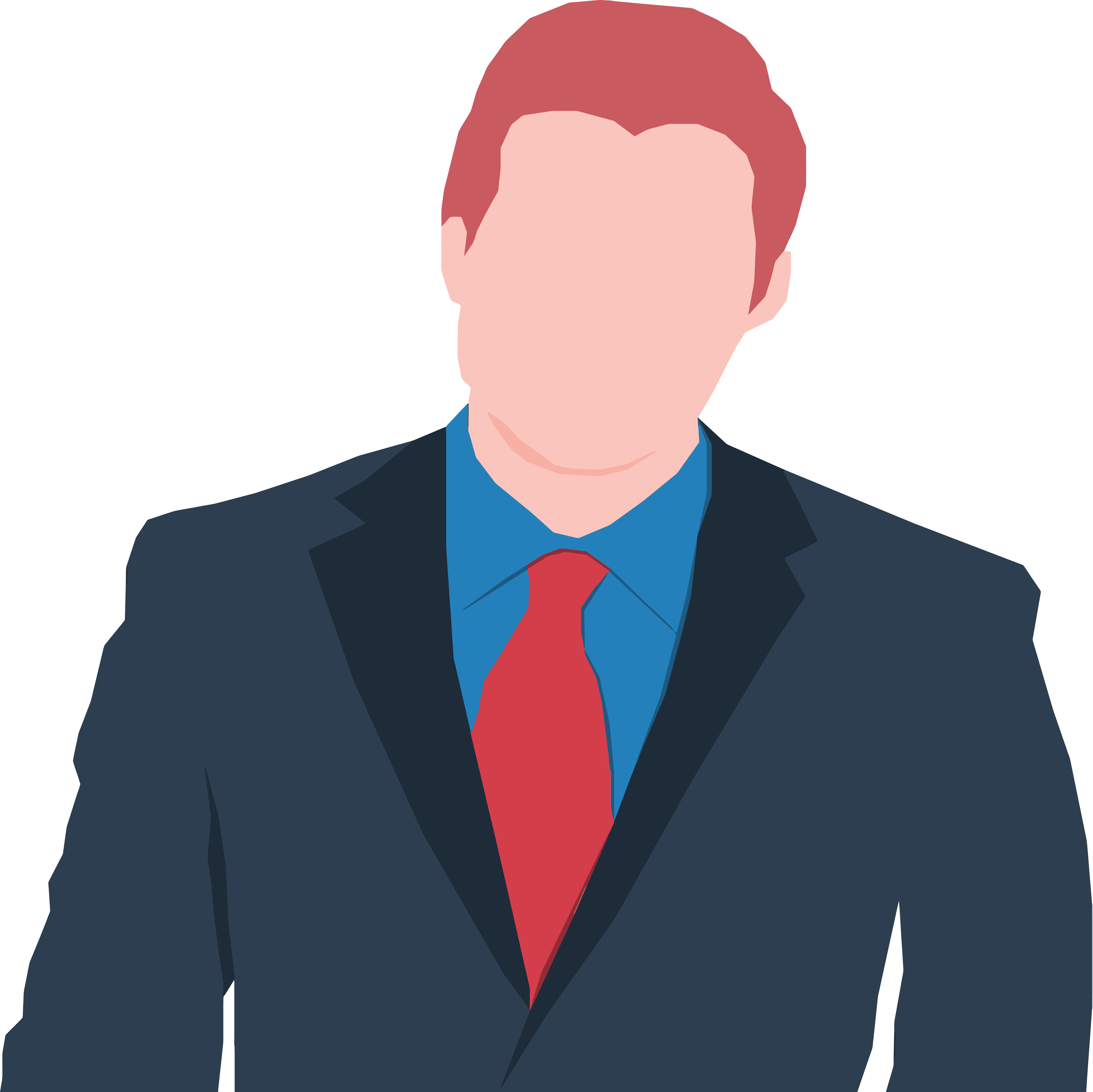 4000x3995 Clipart Of A Faceless Business Man Avatar
