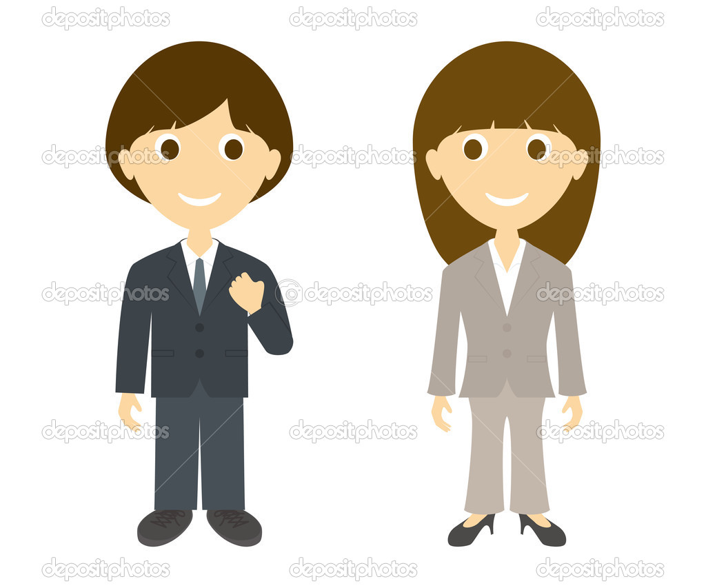 1024x853 Business Man And Woman Clipart