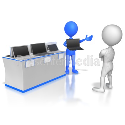 400x400 Slaes Stick Figure Selling Computers