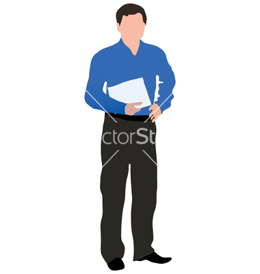 380x400 Cartoon Man In Suit Clipart