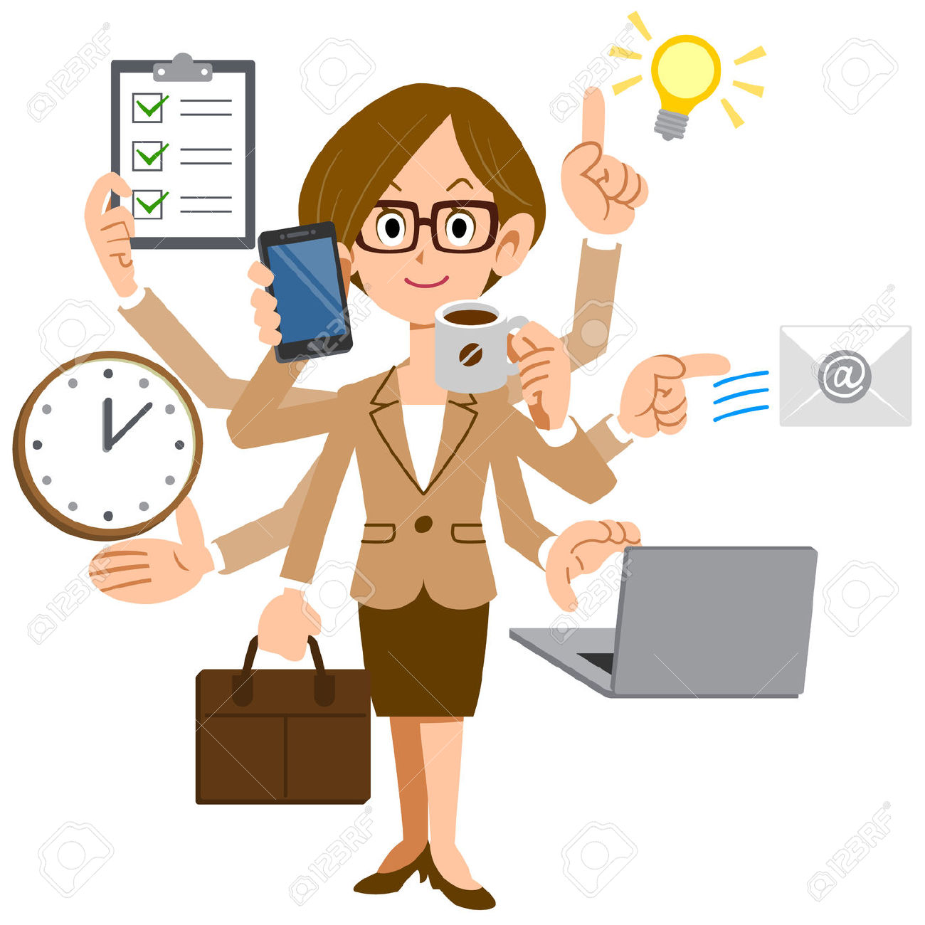 1300x1300 Business Woman Clipart