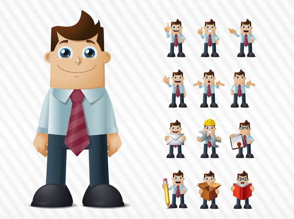 1024x764 Happy Businessman Vector Vector Art Amp Graphics