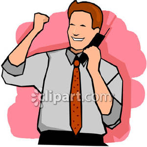 300x300 Happy Businessman On The Phone