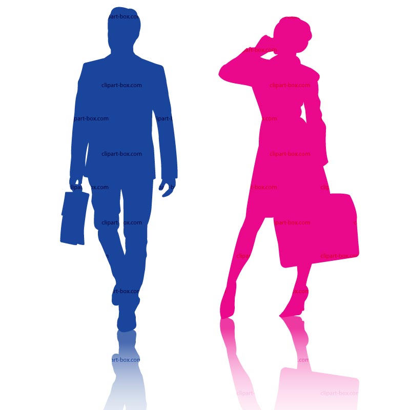 800x800 Man And Woman Clipart