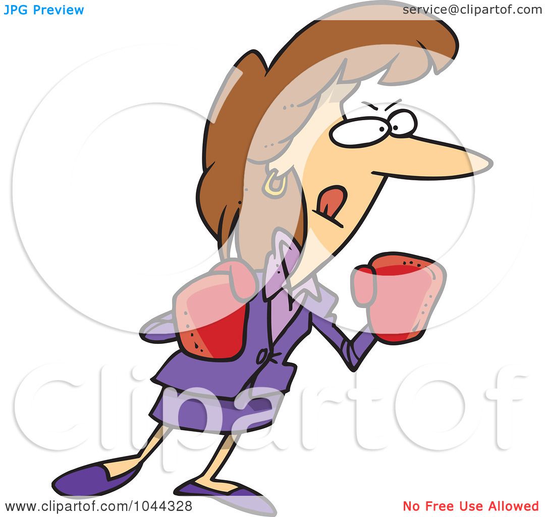 1080x1024 Royalty Free (Rf) Clip Art Illustration Of A Cartoon Feisty