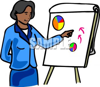 350x304 Royalty Free Clipart Image Black Businesswoman Giving
