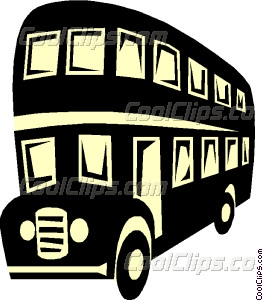 263x300 Double Decker Bus Vector Clip Art