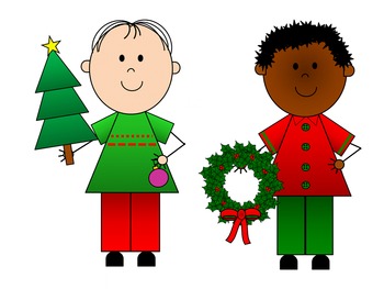 350x263 Christmas Kids Clip Art {Busy Bee Clip Art} By Sarah Warner Tpt