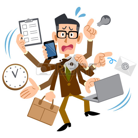 450x450 Busy Too Male Brown Jacket Glasses Royalty Free Cliparts, Vectors