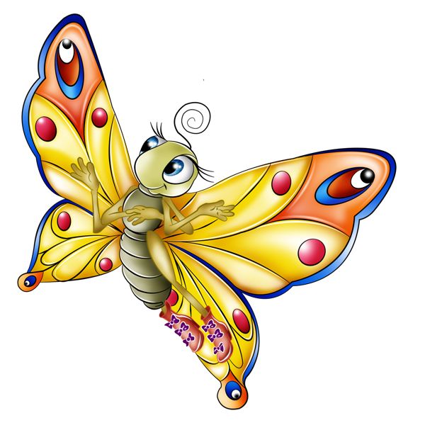600x600 98 Best Butterflies Clip Art Images Caterpillar