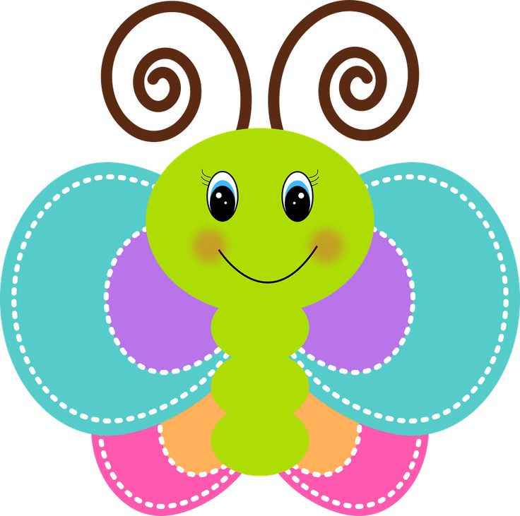 736x731 Young Butterfly Clipart