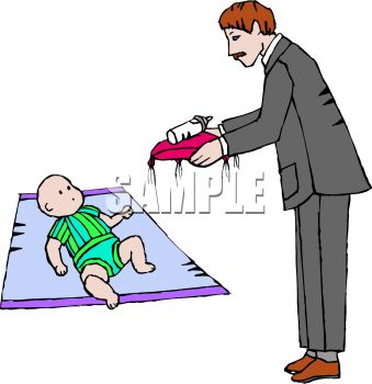 339x350 Butler Bringing A Rich Baby His Bottle