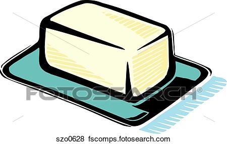 450x286 Stock Illustration Ofn Illustration Of Block Of Butter On