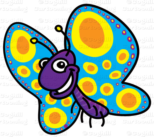 Butterflies Cartoon | Free download on ClipArtMag