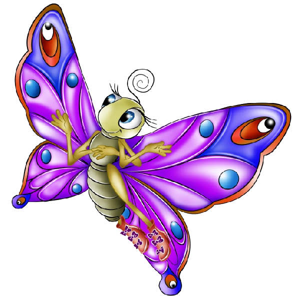 600x600 Very Colourful Butterfly Cartoon Images.ll Imagesre On