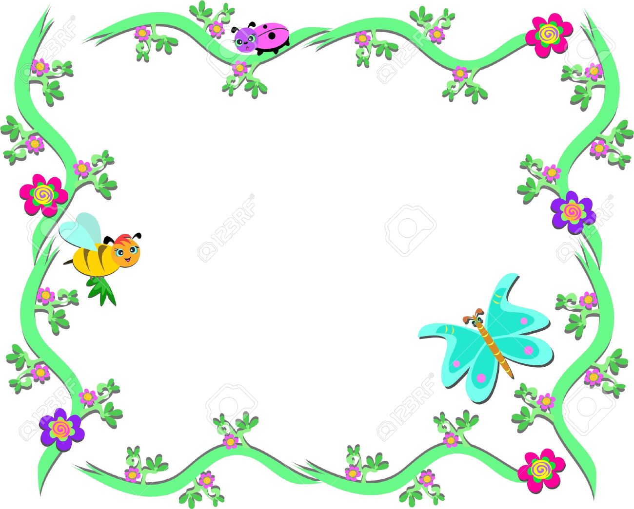 Butterflies Clipart Border Free download on ClipArtMag