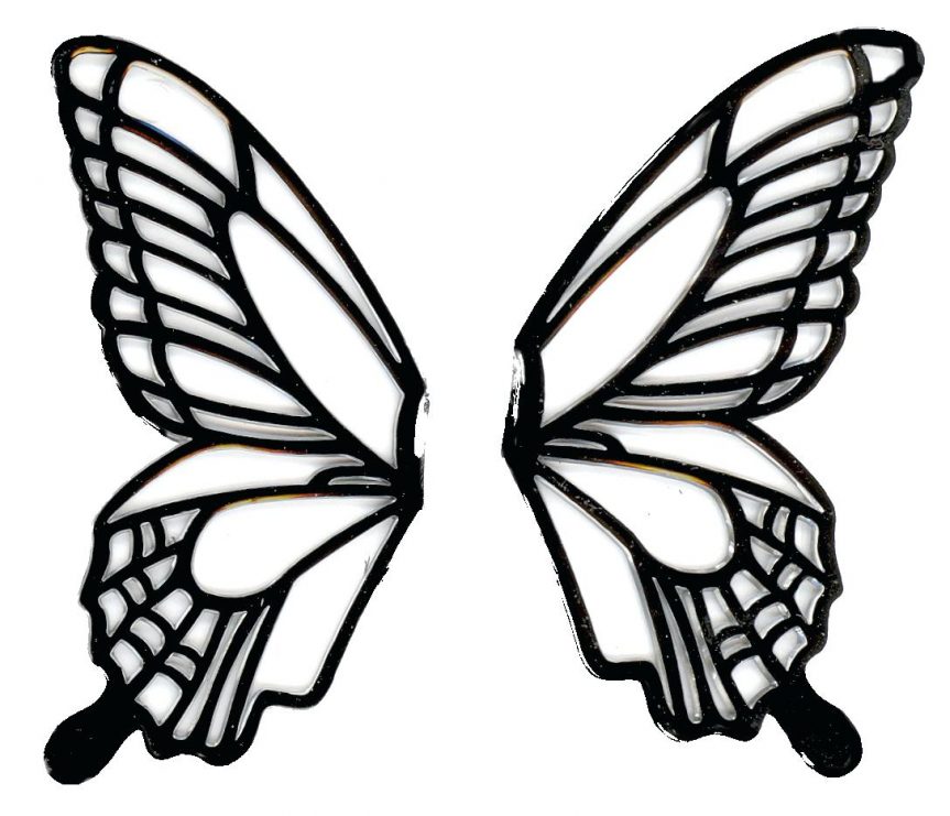 863x741 Pin Drawn Butterfly Wing 5 Clipart Outline Pictures Of Butterflies