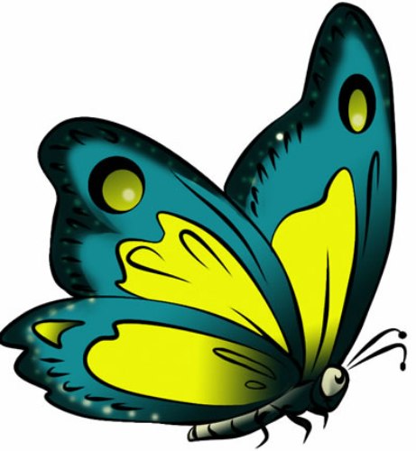 461x500 Free Clipart Images Butterfly