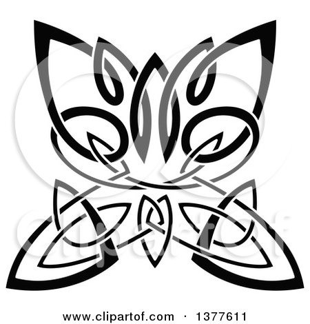 450x470 Celtic Clipart Butterfly