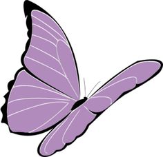 236x228 Purple Butterfly Border Clipart
