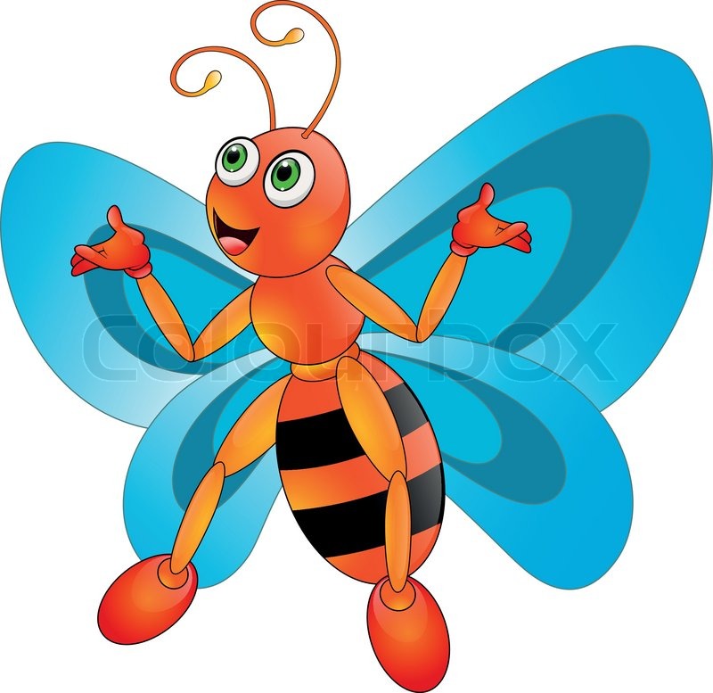 800x777 Dancing Butterfly Clipart