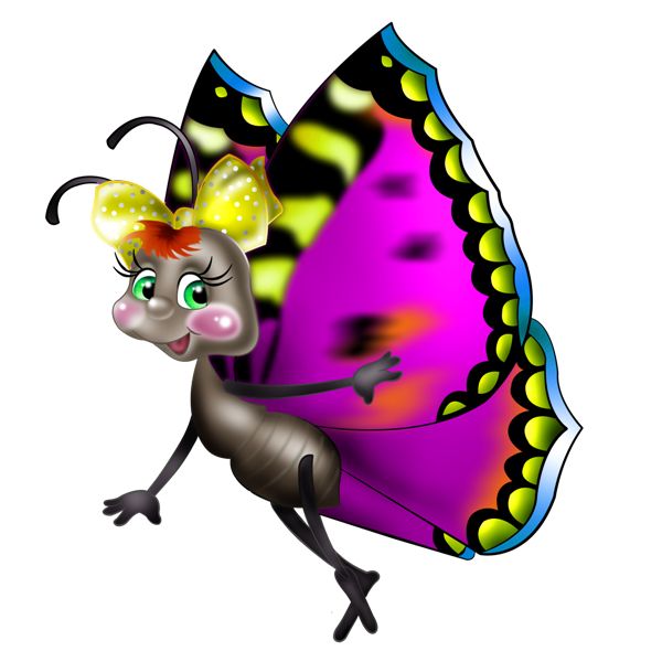 600x600 447 Best Butterfly Clip Art Images Caterpillar