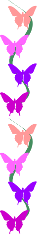 75x469 Butterfly Border Clip Art